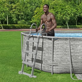 Bestway Flowclear 4-Stufen-Poolleiter 107 cm von Bestway, Pooltreppen und Rampen - Ref: Foro24-3202669, Preis: 89,67 €, Rabat...