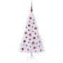 Árbol de Navidad artificial con 150 LED 120 cm PVC y Acero