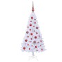 Árbol de Navidad artificial con 150 LED 120 cm PVC y Acero