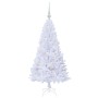 Árbol de Navidad artificial con 150 LED 120 cm PVC y Acero