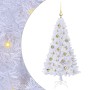 Árbol de Navidad artificial con 150 LED 120 cm PVC y Acero