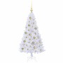 Árbol de Navidad artificial con 150 LED 120 cm PVC y Acero