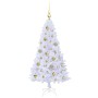 Árbol de Navidad artificial con 150 LED 120 cm PVC y Acero