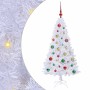 Árbol de Navidad artificial con 150 LED 120 cm PVC y Acero