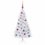 Árbol de Navidad artificial con 150 LED 120 cm PVC y Acero