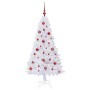 Árbol de Navidad artificial con 150 LED 150 cm PVC y Acero
