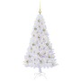 Árbol de Navidad artificial con 150 LED 150 cm PVC y Acero
