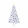 Árbol de Navidad artificial con 150 LED 150 cm PVC y Acero