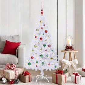 Árbol de Navidad artificial con 150 LED 150 cm PVC y Acero en Arboles de navidad | Comprar online en Foro24