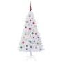 Árbol de Navidad artificial con 150 LED 150 cm PVC y Acero