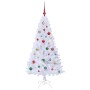 Árbol de Navidad artificial con 150 LED 150 cm PVC y Acero