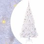 Árbol de Navidad artificial con 300 LED 180 cm PVC y Acero