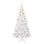 Árbol de Navidad artificial con 300 LED 180 cm PVC y Acero