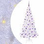 Árbol de Navidad artificial con 300 LED 180 cm PVC y Acero