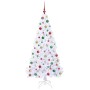 Árbol de Navidad artificial con 300 LED 180 cm PVC y Acero