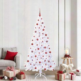 Árbol de Navidad artificial con 300 LED 210 cm PVC y Acero