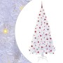 Árbol de Navidad artificial con 300 LED 210 cm PVC y Acero