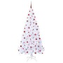 Árbol de Navidad artificial con 300 LED 210 cm PVC y Acero