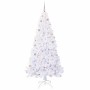 Árbol de Navidad artificial con 300 LED 210 cm PVC y Acero