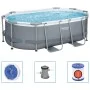Bestway Power Steel oval removable pool 305x200x84 cm by Bestway, Swimming pools - Ref: Foro24-3202564, Price: 394,87 €, Disc...