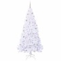 Árbol de Navidad artificial con 300 LED 210 cm PVC y Acero