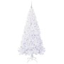Árbol de Navidad artificial con 300 LED 210 cm PVC y Acero