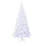 Árbol de Navidad artificial con 300 LED 210 cm PVC y Acero