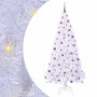 Árbol de Navidad artificial con 300 LED 210 cm PVC y Acero