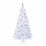 Árbol de Navidad artificial con 300 LED 210 cm PVC y Acero