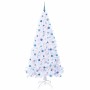 Árbol de Navidad artificial con 300 LED 210 cm PVC y Acero