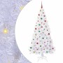 Árbol de Navidad artificial con 300 LED 210 cm PVC y Acero