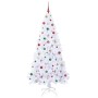 Árbol de Navidad artificial con 300 LED 210 cm PVC y Acero