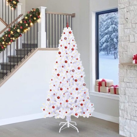 Árbol de Navidad artificial con 300 LED 240 cm PVC y Acero