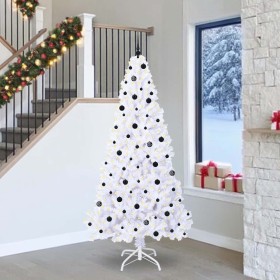 Árbol de Navidad artificial con 300 LED 240 cm PVC y Acero