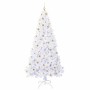Árbol de Navidad artificial con 300 LED 240 cm PVC y Acero