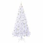 Árbol de Navidad artificial con 300 LED 240 cm PVC y Acero