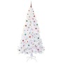 Árbol de Navidad artificial con 300 LED 240 cm PVC y Acero