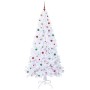 Árbol de Navidad artificial con 300 LED 240 cm PVC y Acero