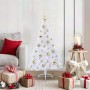 Árbol de Navidad artificial con 150 LED 120 cm PVC y Acero