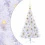 Árbol de Navidad artificial con 150 LED 120 cm PVC y Acero
