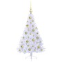 Árbol de Navidad artificial con 150 LED 120 cm PVC y Acero