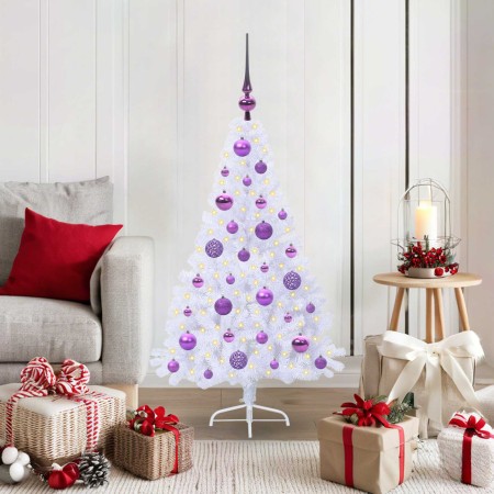 Árbol de Navidad artificial con 150 LED 120 cm PVC y Acero en Arboles de navidad | Comprar online en Foro24