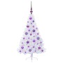 Árbol de Navidad artificial con 150 LED 120 cm PVC y Acero