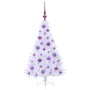 Árbol de Navidad artificial con 150 LED 120 cm PVC y Acero