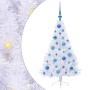 Árbol de Navidad artificial con 150 LED 120 cm PVC y Acero