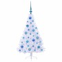Árbol de Navidad artificial con 150 LED 120 cm PVC y Acero