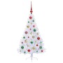 Árbol de Navidad artificial con 150 LED 120 cm PVC y Acero