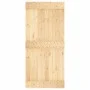 Sliding door with solid pine wood hardware 95x210 cm by vidaXL, Doors - Ref: Foro24-3203068, Price: 190,24 €, Discount: %