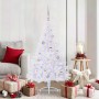 Árbol de Navidad artificial con 150 LED 150 cm PVC y Acero