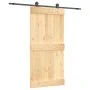 Sliding door with solid pine wood fittings 100x210 cm by vidaXL, Doors - Ref: Foro24-3203069, Price: 218,88 €, Discount: %